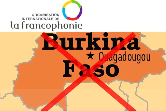 Culture : Le Burkinafaso suspendu de la Francophonie et les Jeux de Kinshasa pour dans un an